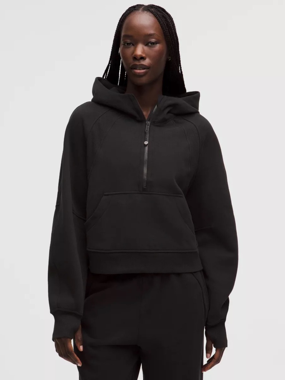 Scuba Oversized Half-Zip Hoodie